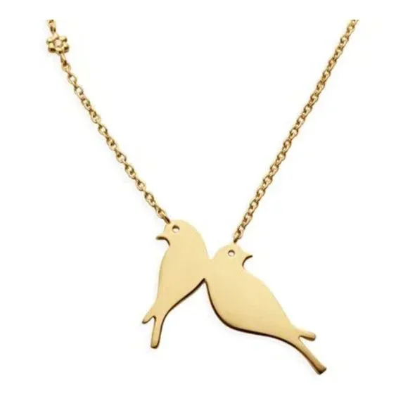H. Stern 18K Gold Love Birds Necklace with Diamond - Picture 1 of 6
